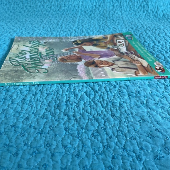 American Girl Kit's Friendship Fun Activity Book Crafts Food Game - Picture 3 of 6